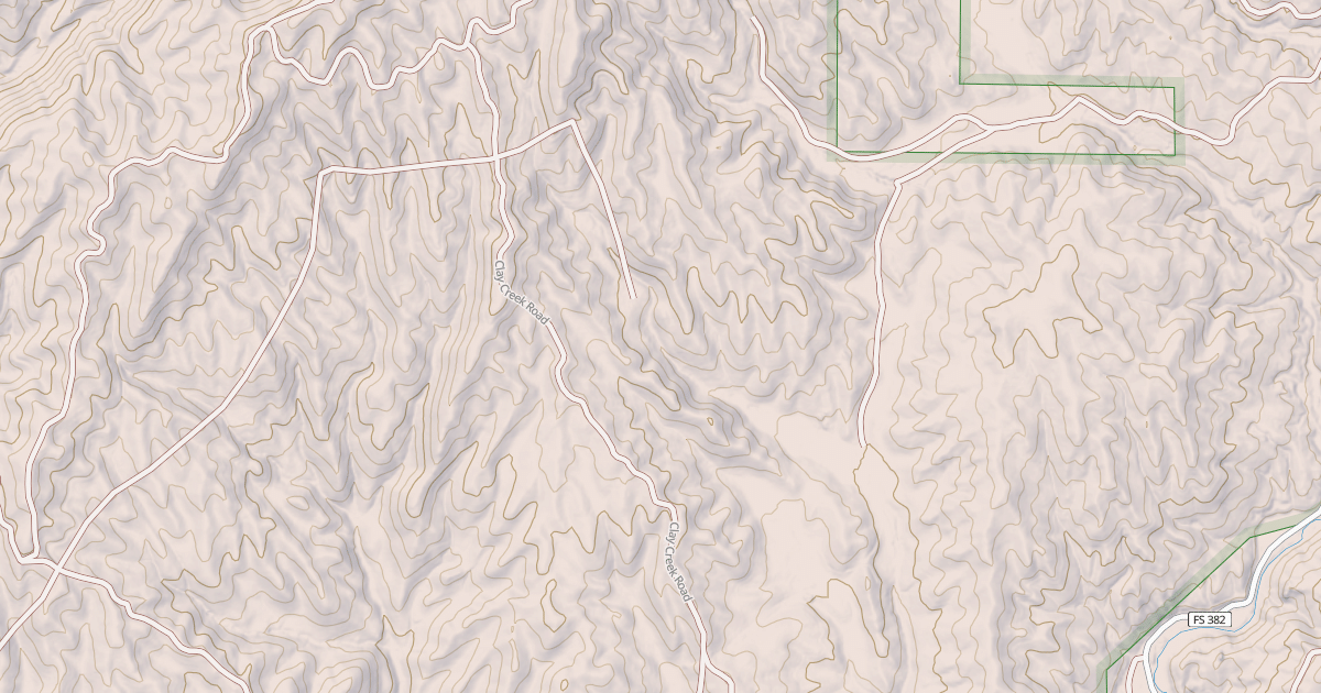 Map preview of CLAY CREEK RIDGE