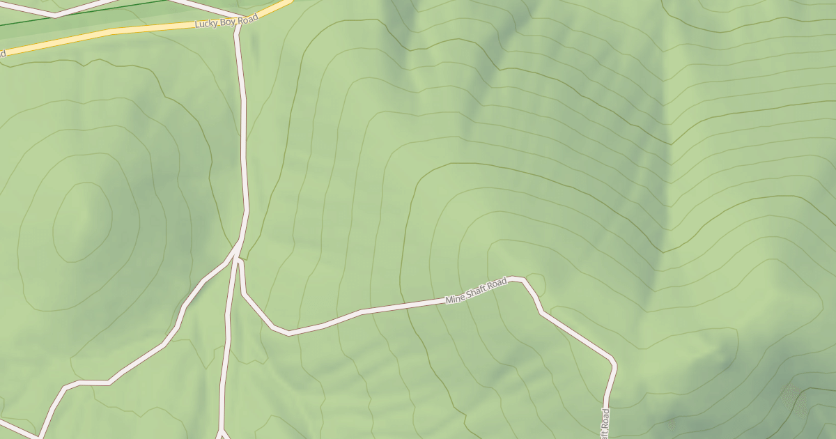 Map preview of MINE SHAFT ROAD