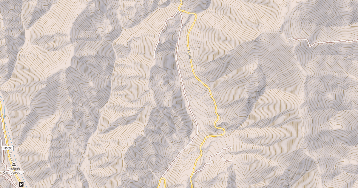 Map preview of SOUTH COUCH SUMMIT SHORTCUT