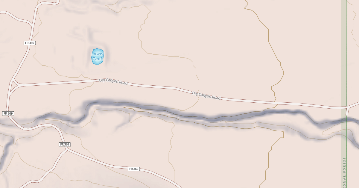 Map preview of DRY CANYON