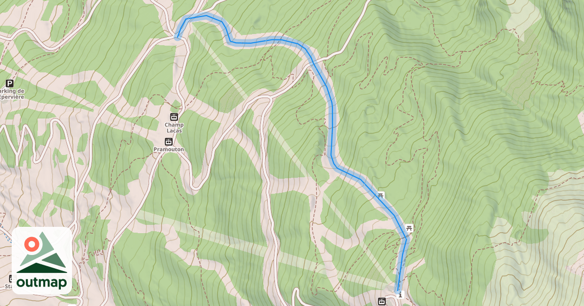 Map of Myrtilles