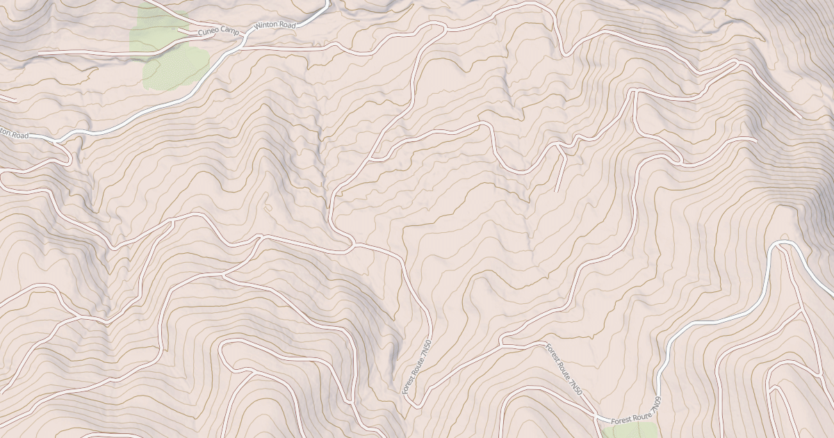 Map preview of USFS National Forest System Roads {DD5F6344-4627-43BD-BF68-EE65AAB8E508}