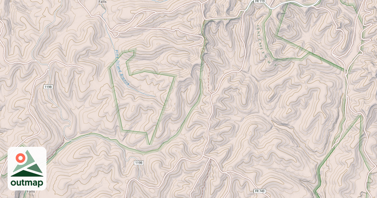 Map of DOG DIVIDE