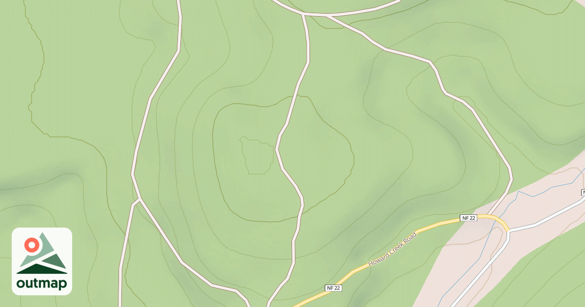 Map of USFS Motor Vehicle Use Map Roads {182AC734-0C58-470D-8B99-36BA360EB828}