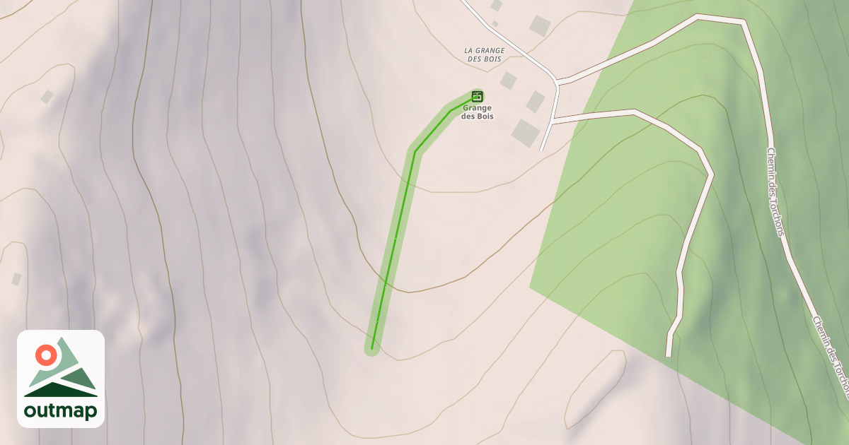 Map of La Grange des Bois