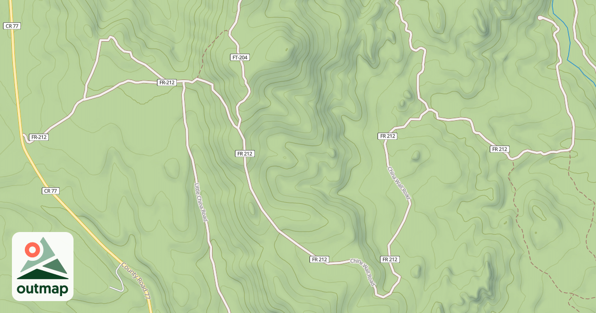 Map of CHINA WALL