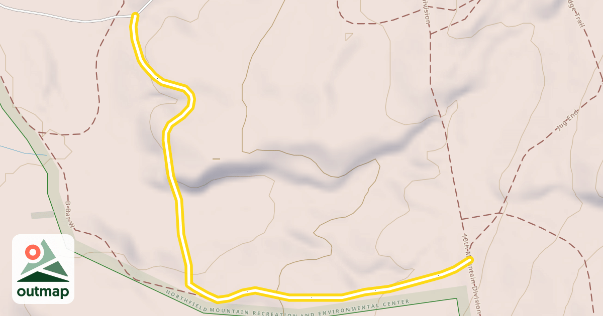 Map of Lower Jug End