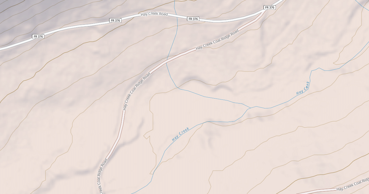 Map preview of HAY CREEK COAL RIDGE