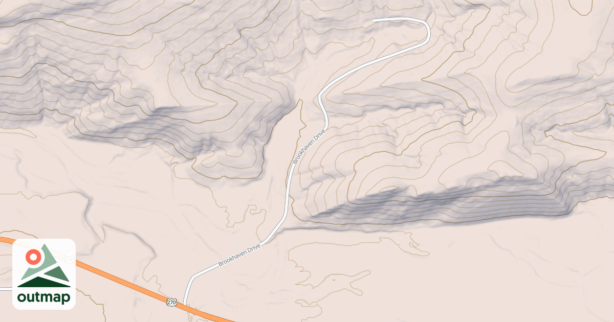 Map of GIBSON HOLLOW