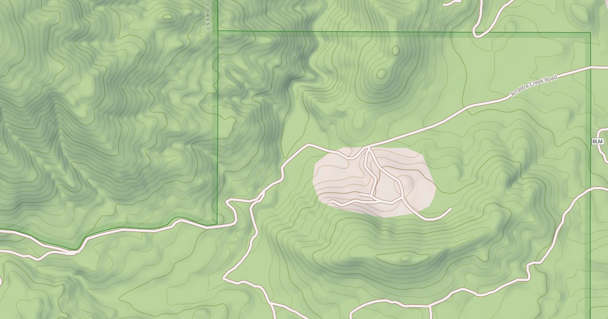 Map preview of ARRASTRE CREEK