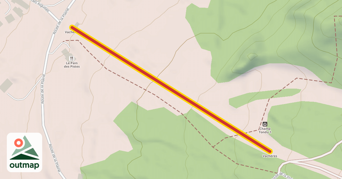 Map of Vachères