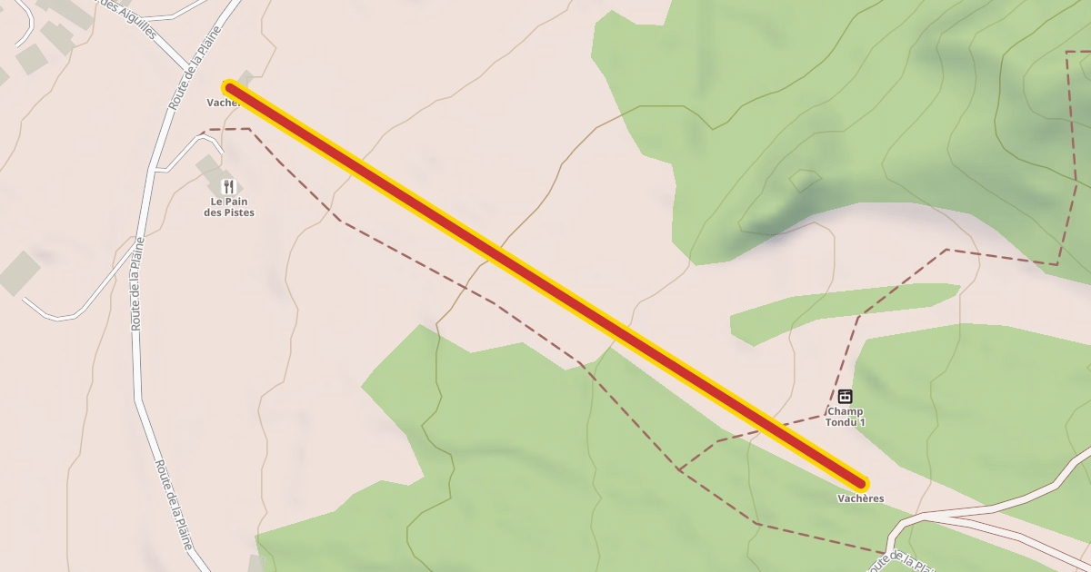 Map preview of Vachères