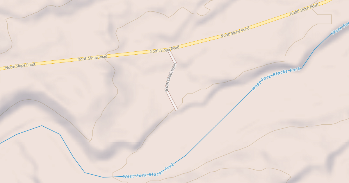 Map preview of BRUSH CREEK