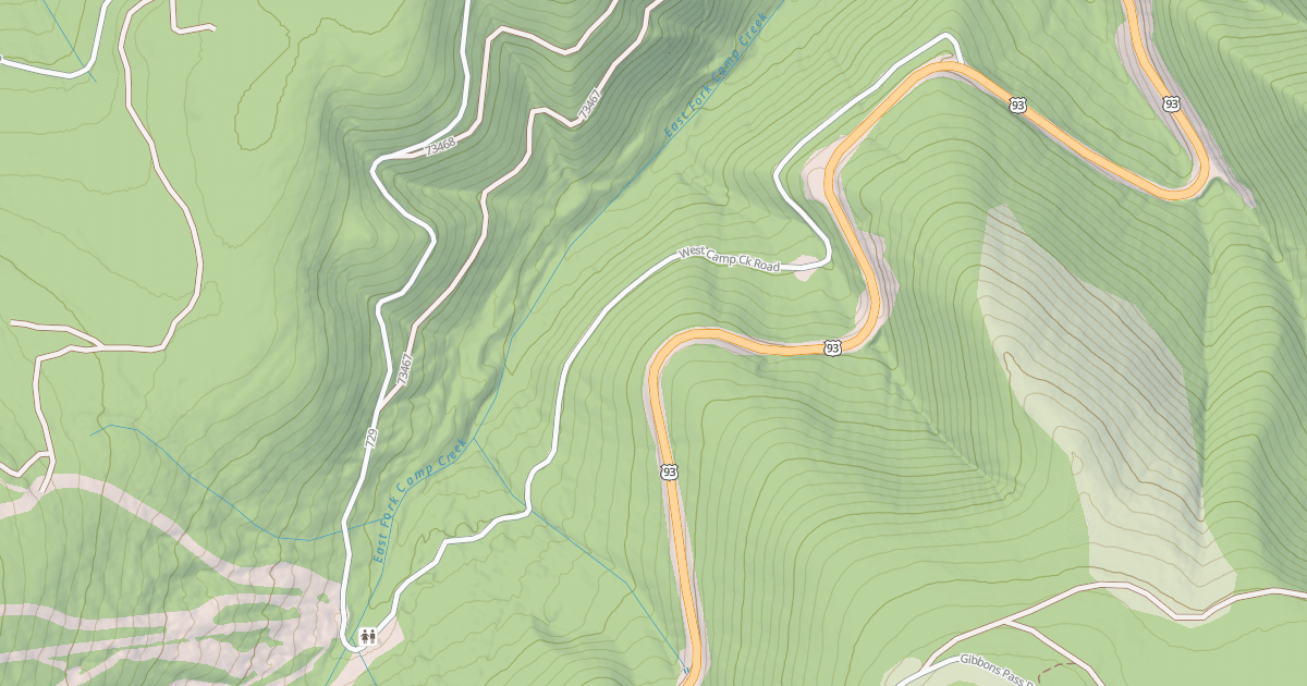 Map preview of (FDR) WEST FORK CAMP CREEK