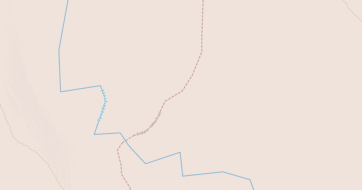 Map preview of Copper Lake Trail