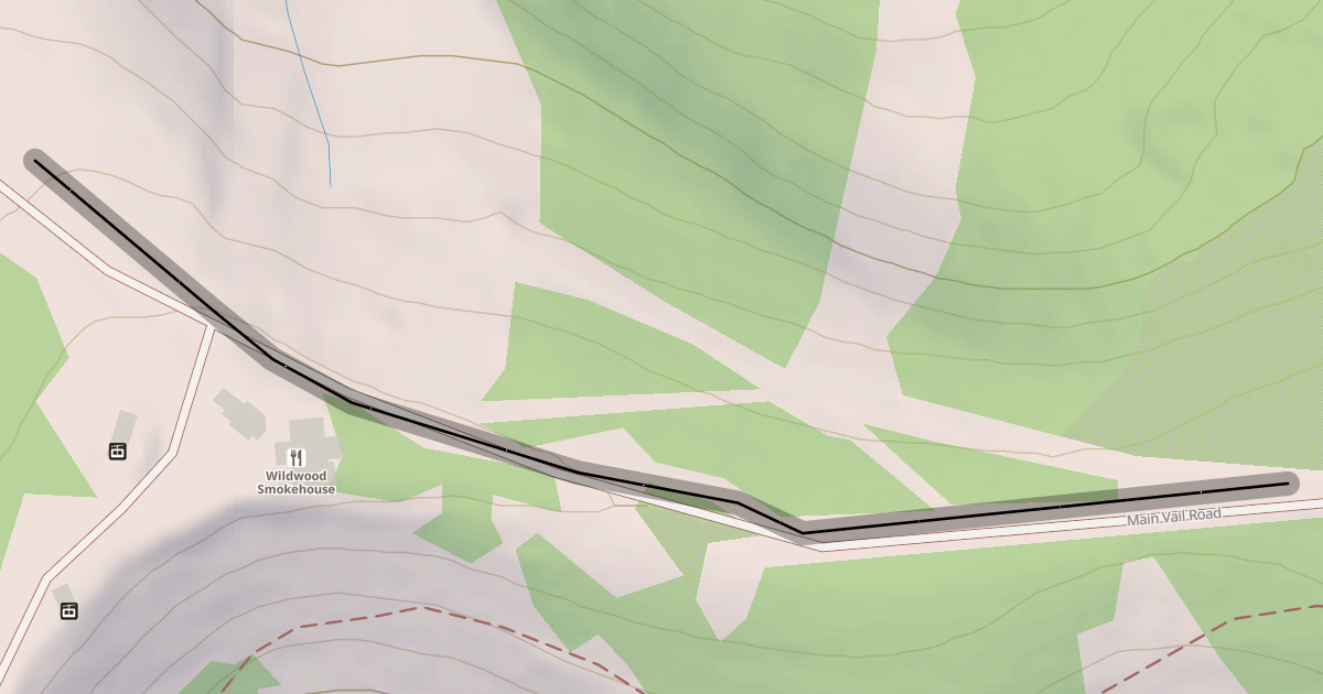 Map preview of Windows Road