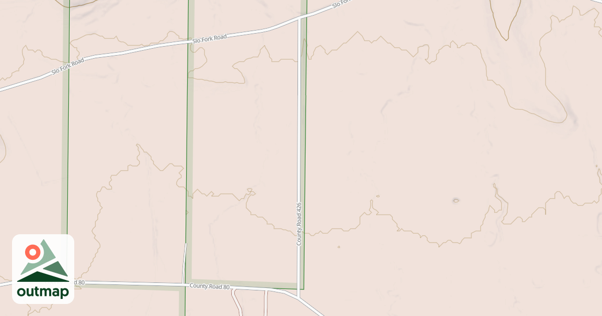 Map of JORDAN BRANCH A