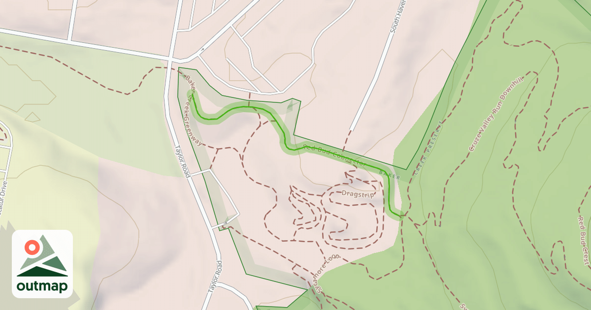 Map of Red Bud Connector