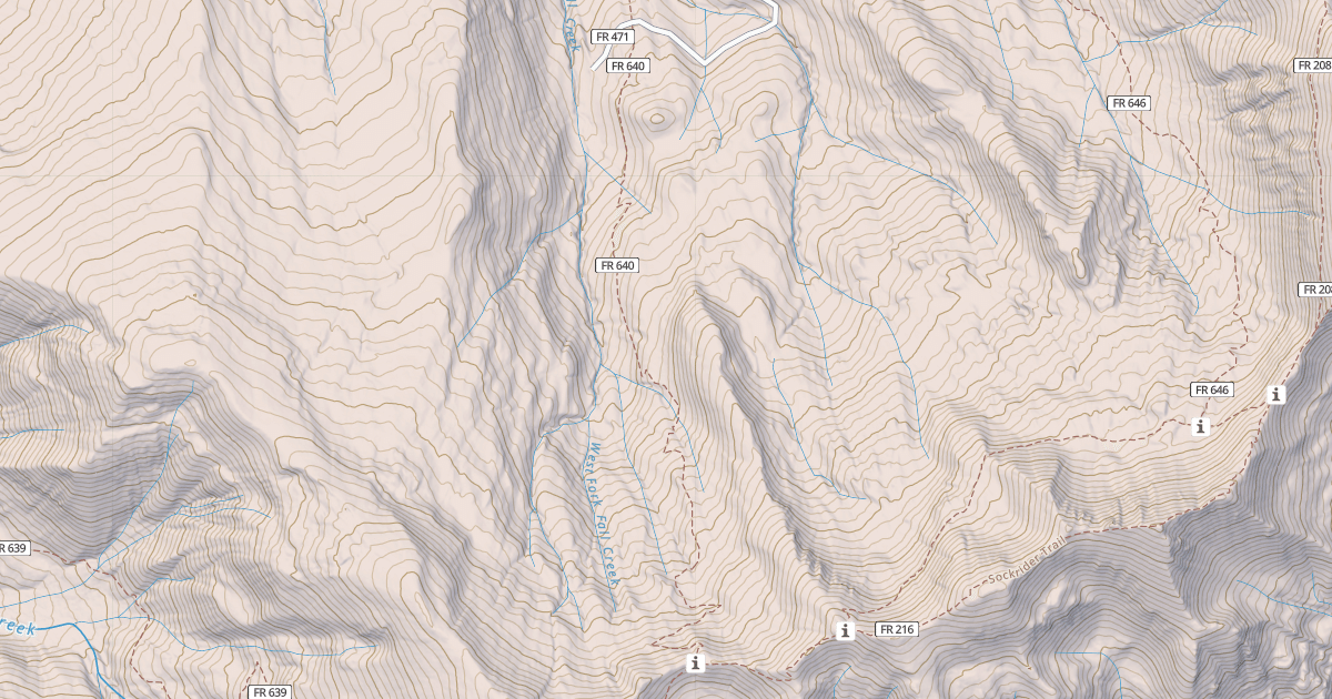 Map preview of WEST FALL CREEK