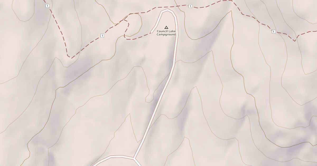Map preview of COUNCIL LAKE