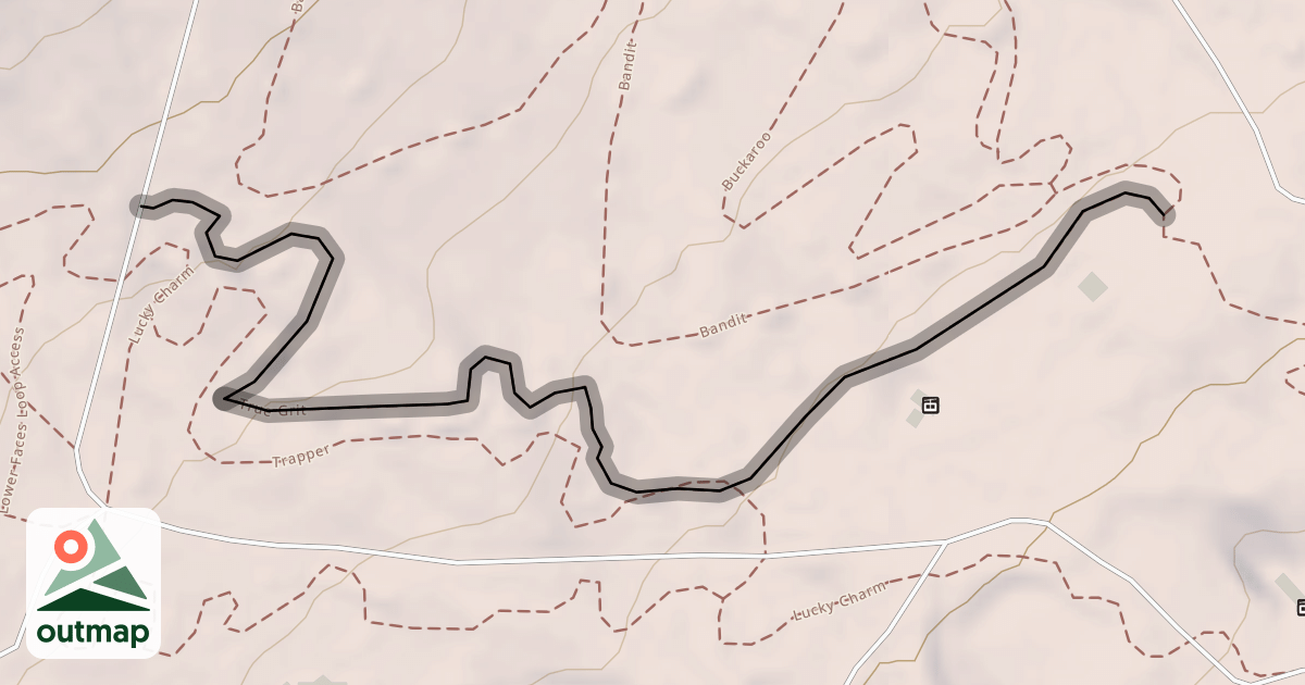 Map of True Grit