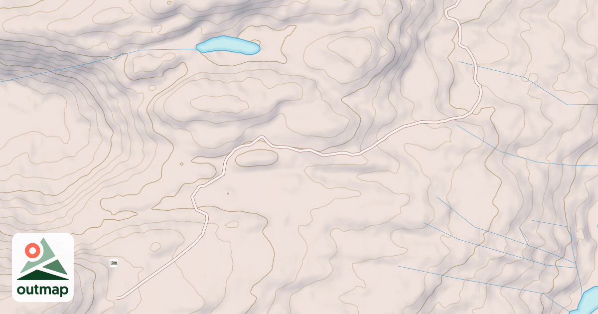 Map of Frenchy Ridge Snowmobile Trai