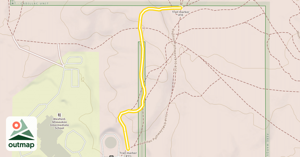 Map of Cadillac Pathway