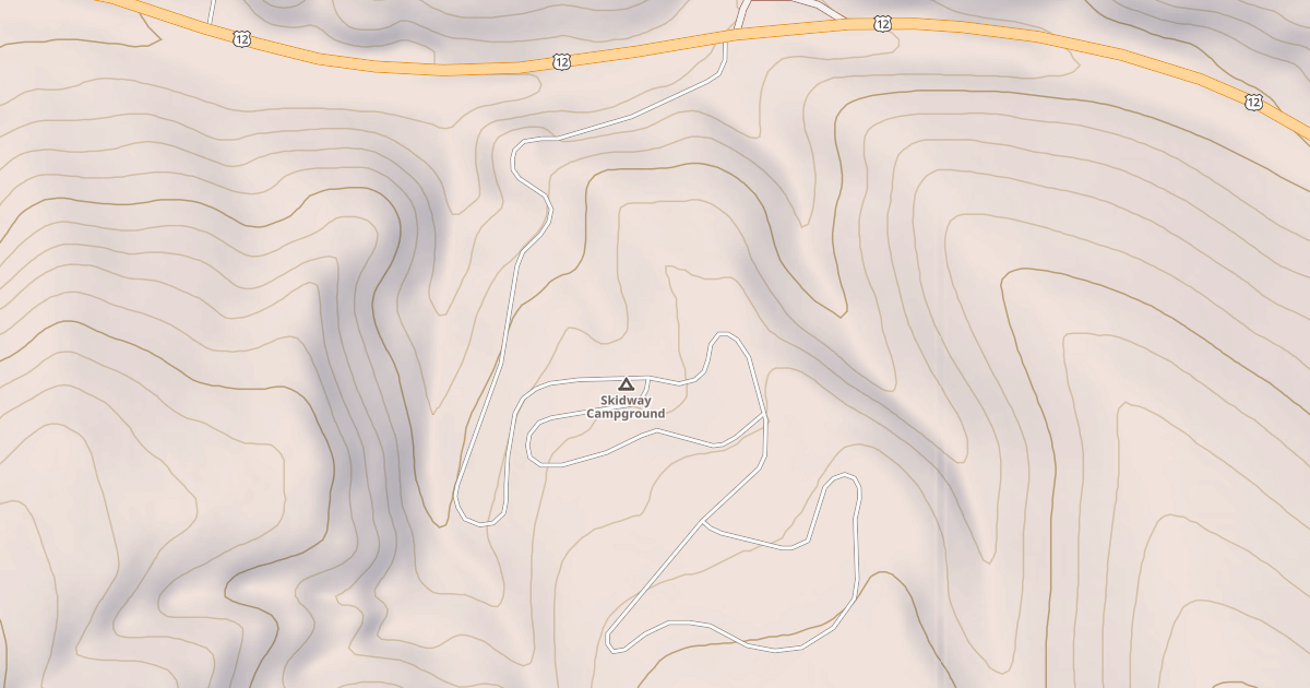 Map preview of SKIDWAY CAMPGROUND