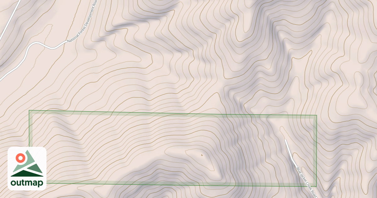Map of STRYCHNINE RIDGE