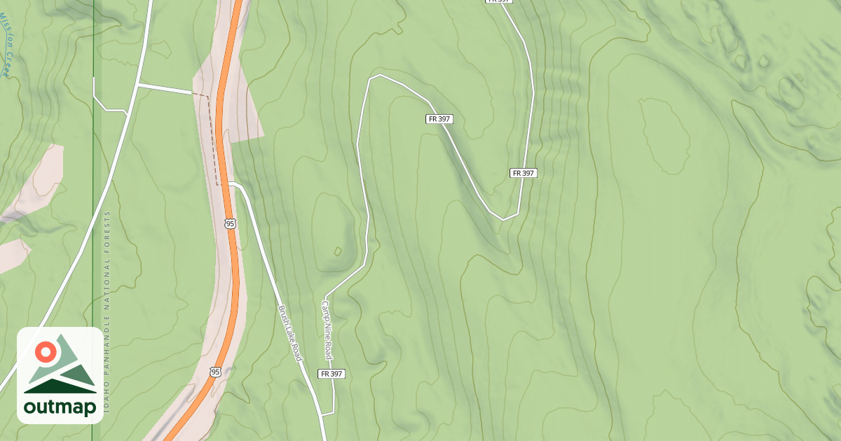 Map of CAMP NINE