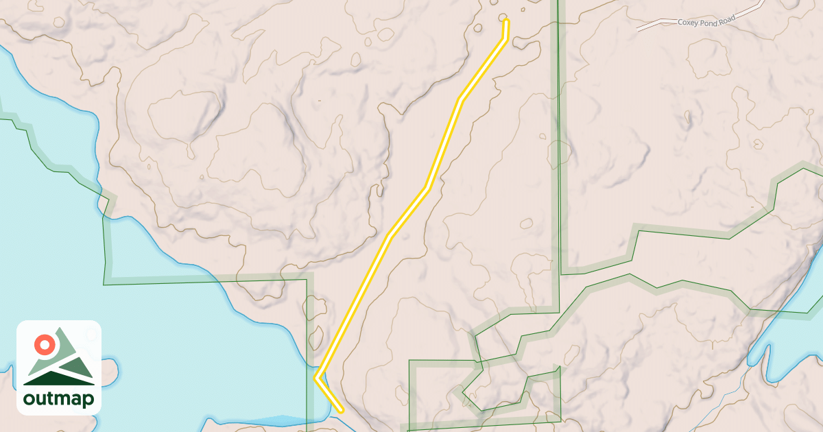 Map of Bog Trail