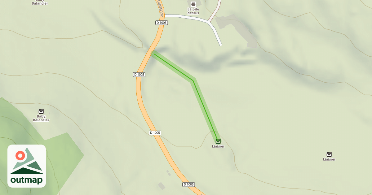 Map of Liaison Franco-Suisse