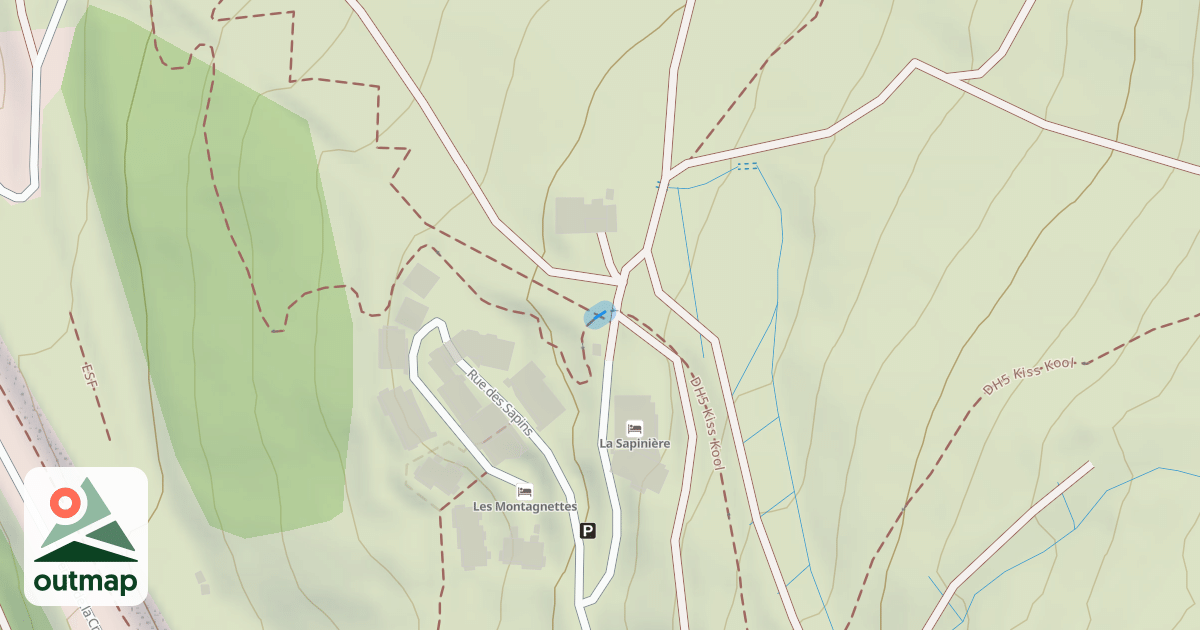 Map of DH5 Kiss Kool