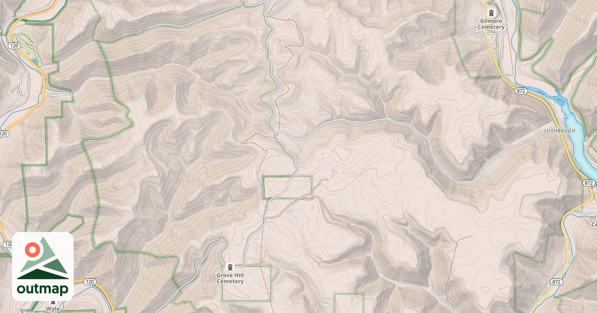 Map of Elk State Forest Snowmobile Trails