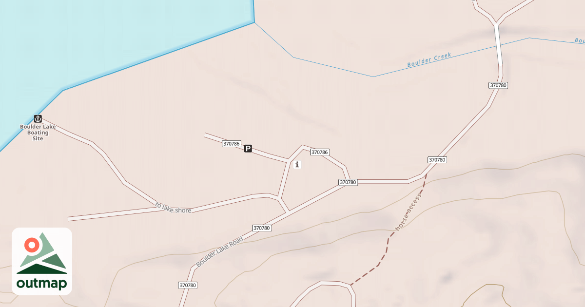 Map of 786 TRAIL HEAD PARKING SPUR