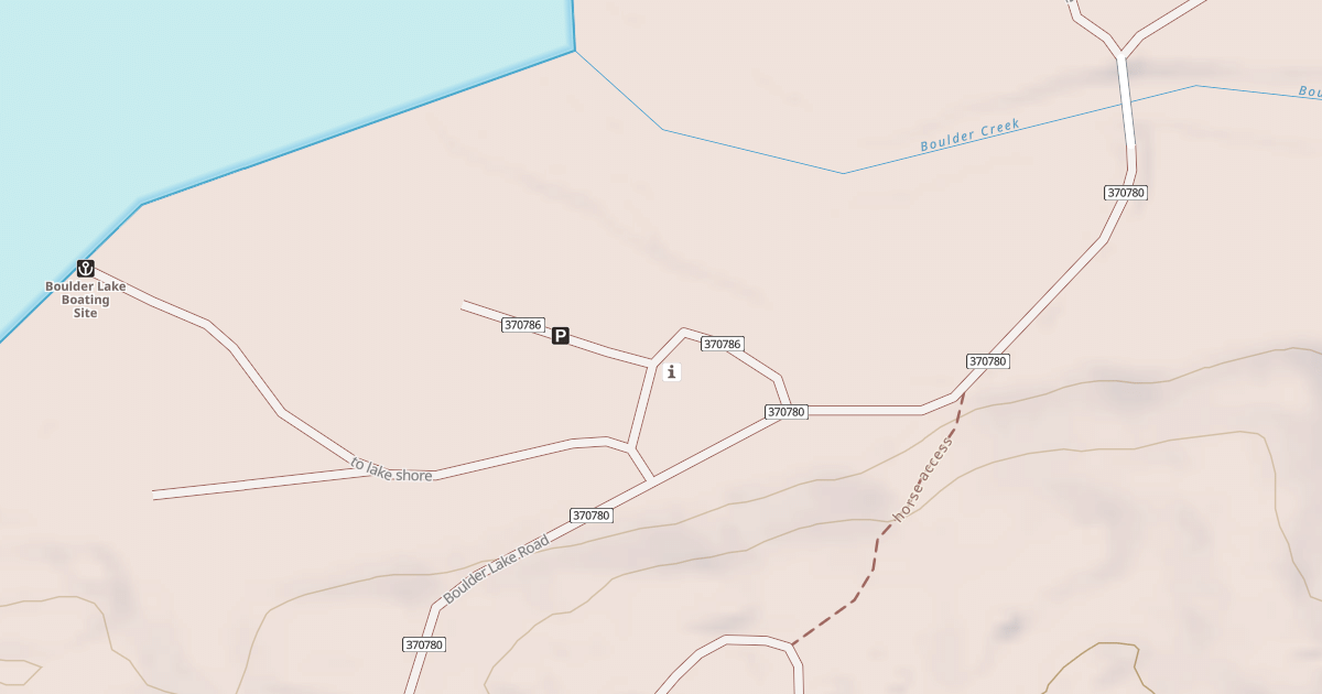 Map preview of 786 TRAIL HEAD PARKING SPUR