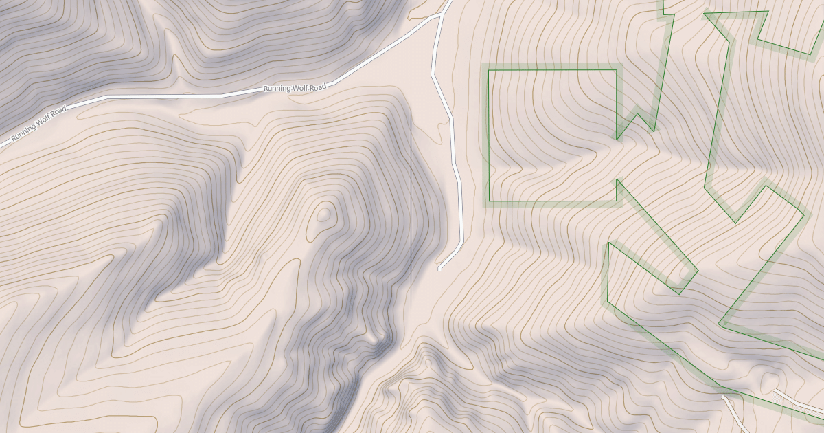 Map preview of RUNNING WOLF SPUR
