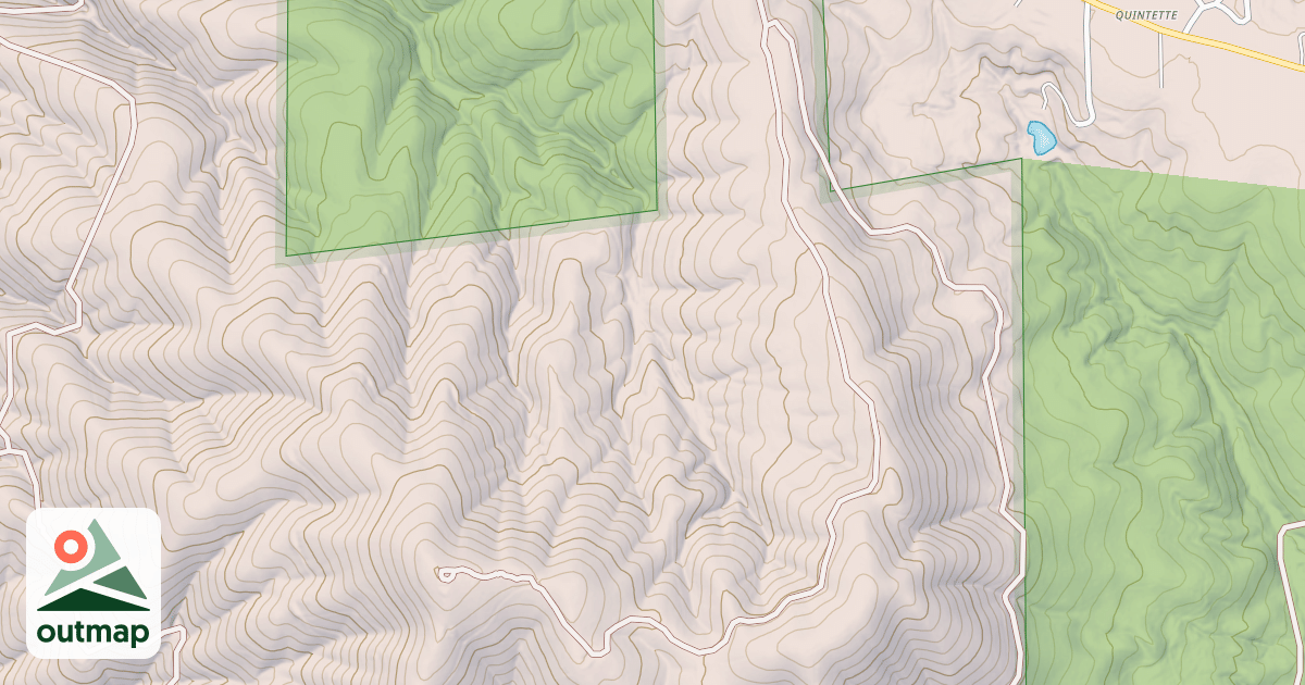 Map of BALD MTN. LOOKOUT
