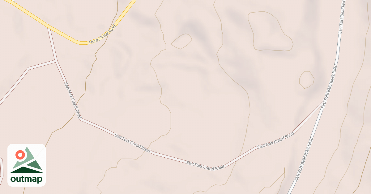 Map of EAST FORK CUTOFF