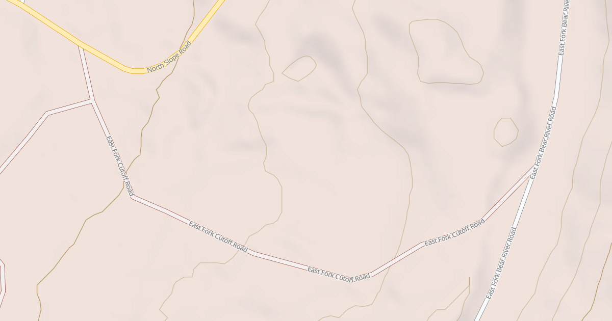 Map preview of EAST FORK CUTOFF