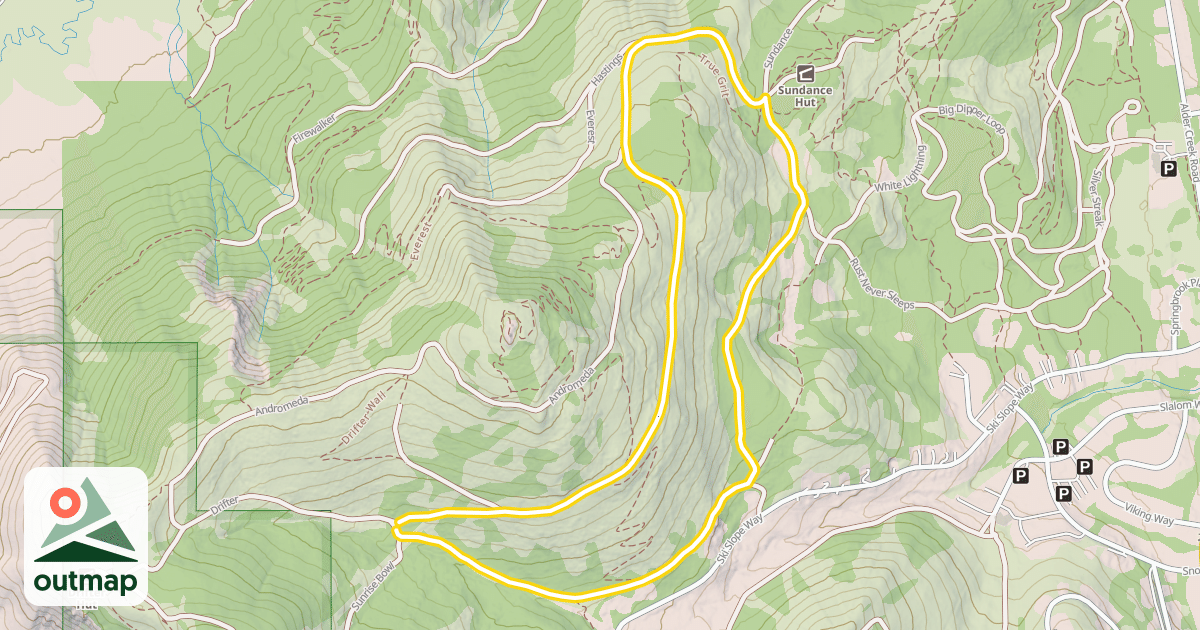 Map of Crazy Horse
