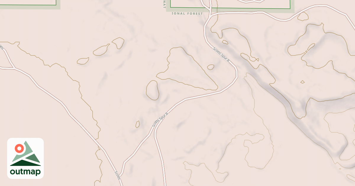 Map of SCOTTS SPUR B