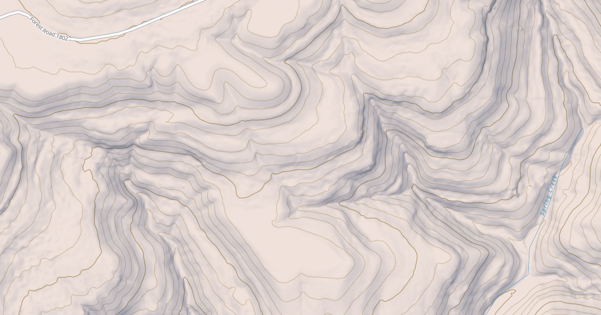 Map preview of USFS Motor Vehicle Use Map Roads {533FCB91-B270-4AA8-8B09-DBF286FF82ED}