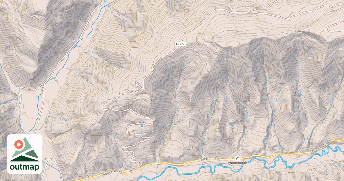 Map of Willow Divide Ohv