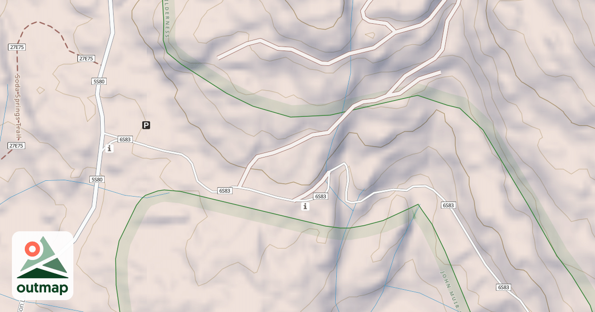 Map of BEAR DIVERSION OHV ROUTE T4