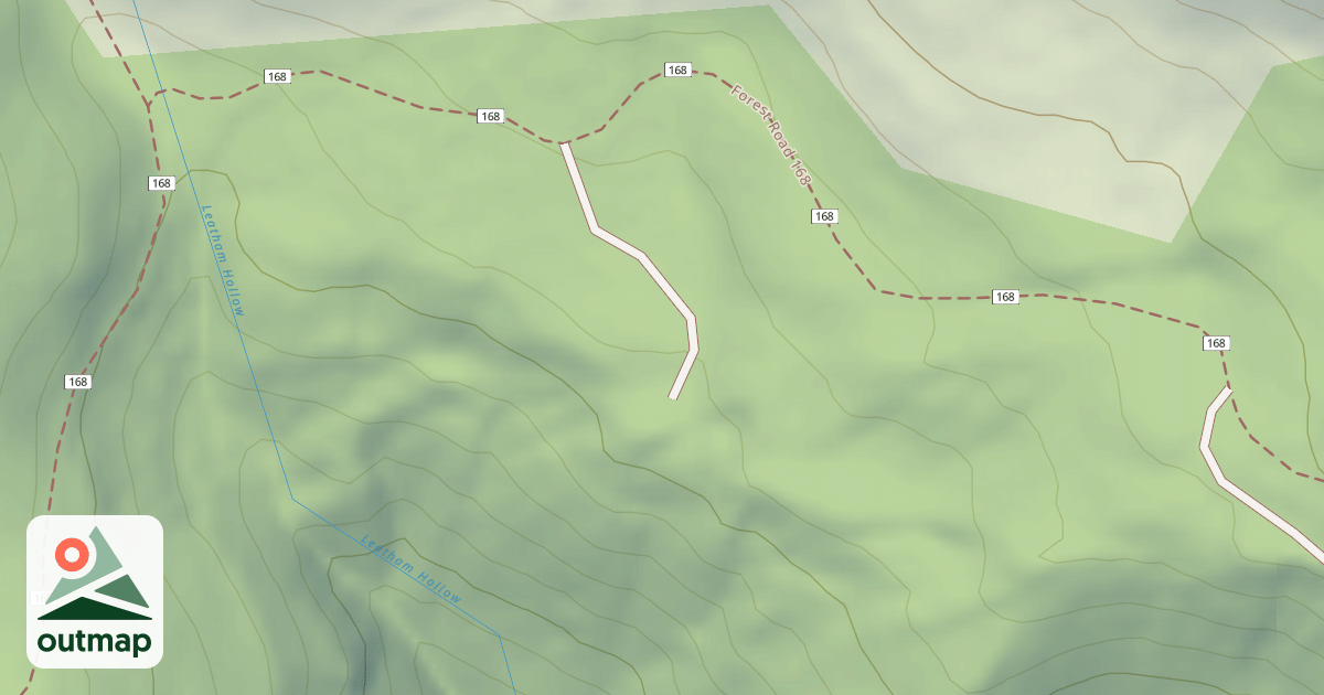 Map of MILLVILLE PEAK-A
