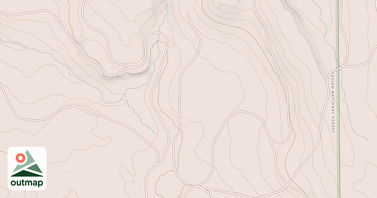 Map of ANTELOPE NW