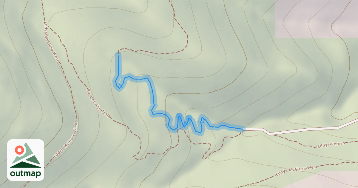 Map of Cruse Control Trail