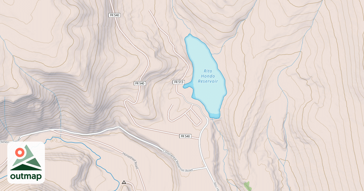 Map of RITO HONDO