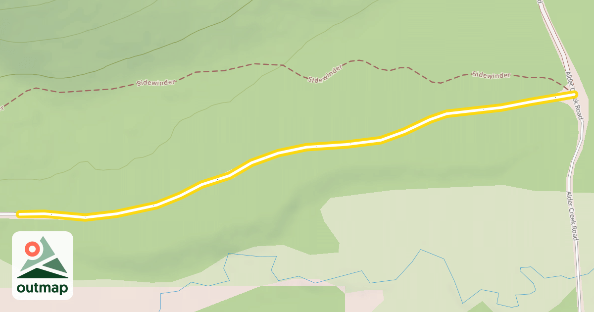 Map of North Euer Valley Road